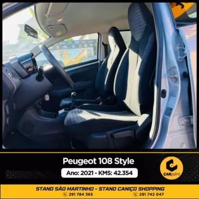 Vendo Peugeot 108 2021 - 11900 EUR, 53100 km - AUTO.MOTO.pt