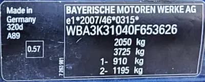 Vendo BMW 320 2013 - 18999 EUR, 129000 km - AUTO.MOTO.pt