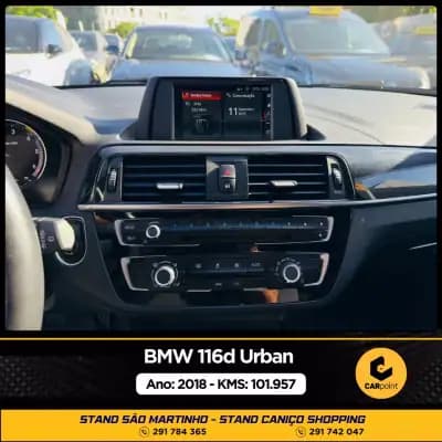 Vendo BMW 116 2018 - 18900 EUR, 102000 km - AUTO.MOTO.pt