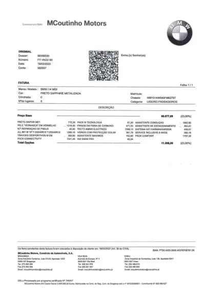 Sell BMW i4 2022 - 49990 EUR, 67000 km - AUTO.MOTO.pt