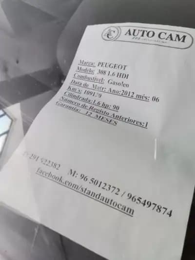 Sell Peugeot 308 2012 - 10250 EUR, 126000 km - AUTO.MOTO.pt
