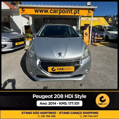 Vendo Peugeot 208 2014 - 9990 EUR, 177101 km - AUTO.MOTO.pt