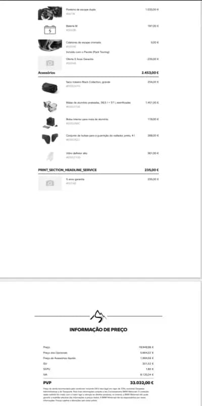 Sell BMW R 1300 GS Adventure 2025 - 29900 EUR, 8749 km - AUTO.MOTO.pt