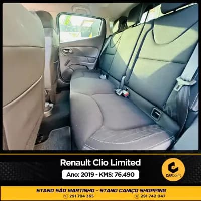 Vendo Renault Clio 2019 - 14900 EUR, 76490 km - AUTO.MOTO.pt