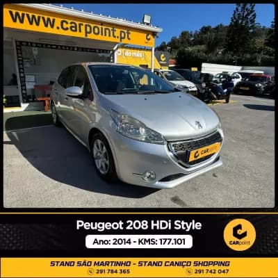 Vendo Peugeot 208 2014 - 9990 EUR, 177101 km - AUTO.MOTO.pt