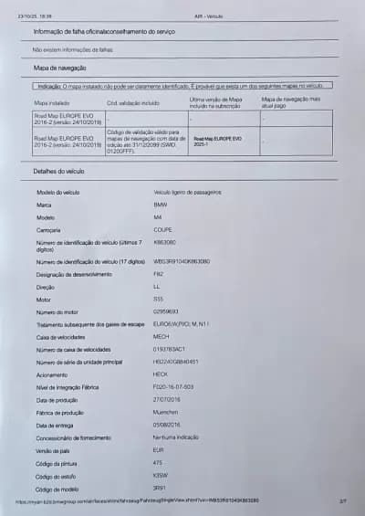 Vendo BMW M4 2016 - 63900 EUR, 25883 km - AUTO.MOTO.pt