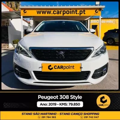 Vendo Peugeot 308 2019 - 16900 EUR, 79800 km - AUTO.MOTO.pt