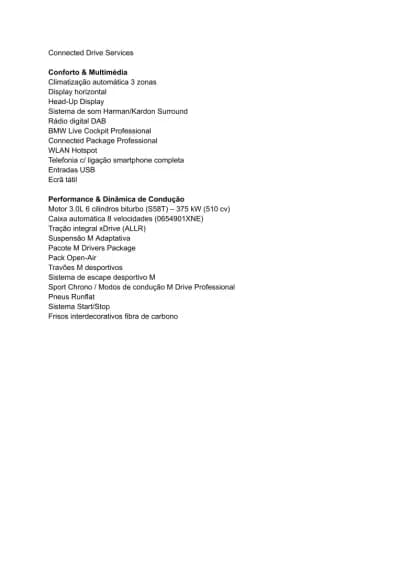 Vendo BMW M4 2021 - 84950 EUR, 54000 km - AUTO.MOTO.pt