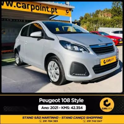 Vendo Peugeot 108 2021 - 11900 EUR, 53100 km - AUTO.MOTO.pt