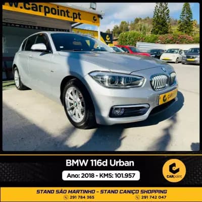 Vendo BMW 116 2018 - 18900 EUR, 102000 km - AUTO.MOTO.pt