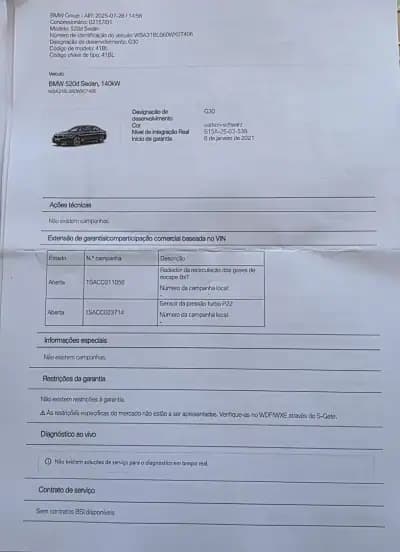 Vendo BMW 520 2020 - 36900 EUR, 140347 km - AUTO.MOTO.pt