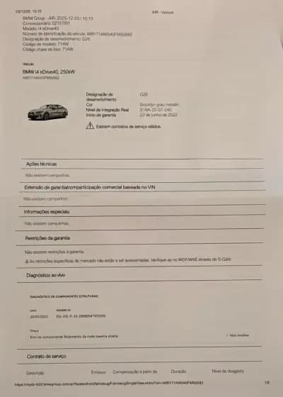 Vendo BMW i4 2022 - 38850 EUR, 178819 km - AUTO.MOTO.pt