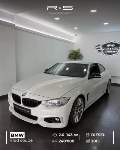 Vendo BMW 418 2015 - 22000 EUR, 240000 km - AUTO.MOTO.pt