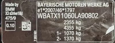 Vendo BMW X3 2018 - 36500 EUR, 97000 km - AUTO.MOTO.pt