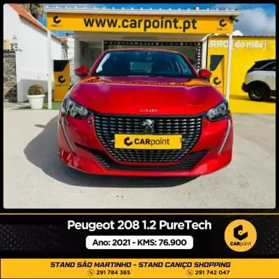 Vendo Peugeot 208 2021 - 18900 EUR, 78044 km - AUTO.MOTO.pt