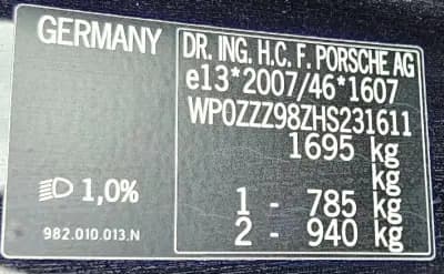 Vendo Porsche 718 Boxster 2016 - 64999 EUR, 26000 km - AUTO.MOTO.pt