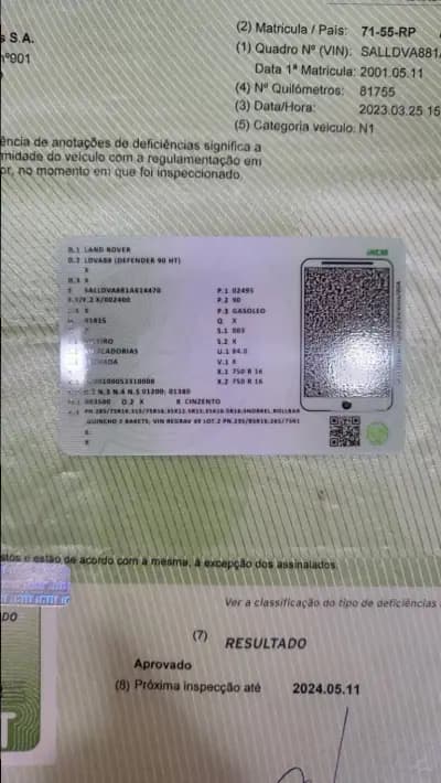 Vendo Land Rover Defender 2001 - 35000 EUR, 81787 km - AUTO.MOTO.pt