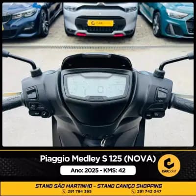 Vendo mota Piaggio Medley 2025 - 3750 EUR, 42 km - AUTO.MOTO.pt