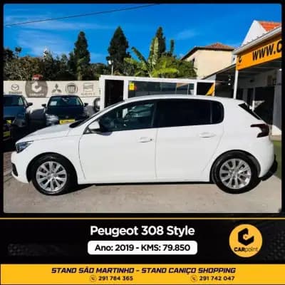 Vendo Peugeot 308 2019 - 16900 EUR, 79800 km - AUTO.MOTO.pt
