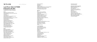 Sell Land Rover Range Rover Velar 2021 - 54950 EUR, 46000 km - AUTO.MOTO.pt