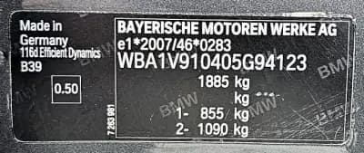 Vendo BMW 116 2017 - 16500 EUR, 129000 km - AUTO.MOTO.pt