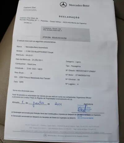 Sell Mercedes-Benz E 200 2011 - 15990 EUR, 139900 km - AUTO.MOTO.pt