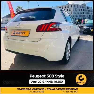 Vendo Peugeot 308 2019 - 16900 EUR, 79800 km - AUTO.MOTO.pt