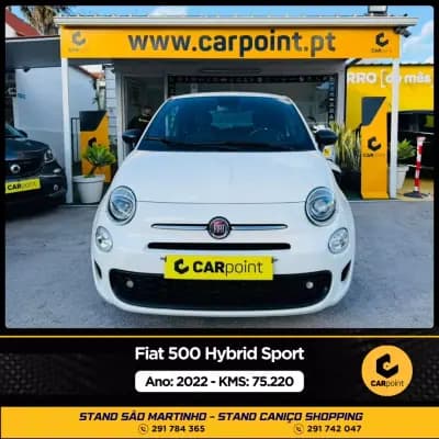 Vendo Fiat 500 2022 - 15900 EUR, 75220 km - AUTO.MOTO.pt