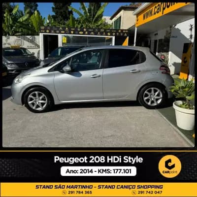 Vendo Peugeot 208 2014 - 9990 EUR, 177101 km - AUTO.MOTO.pt