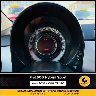 Vendo Fiat 500 2022 - 15900 EUR, 75220 km - AUTO.MOTO.pt