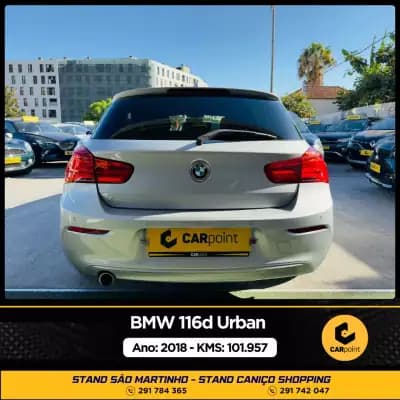 Vendo BMW 116 2018 - 18900 EUR, 102000 km - AUTO.MOTO.pt