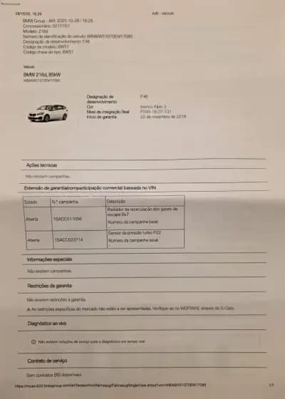 Vendo BMW 216 Gran Tourer 2018 - 15900 EUR, 136996 km - AUTO.MOTO.pt