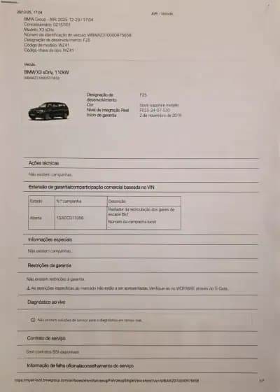 Vendo BMW X3 2016 - 23900 EUR, 166201 km - AUTO.MOTO.pt