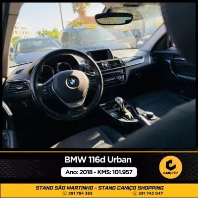 Vendo BMW 116 2018 - 18900 EUR, 102000 km - AUTO.MOTO.pt