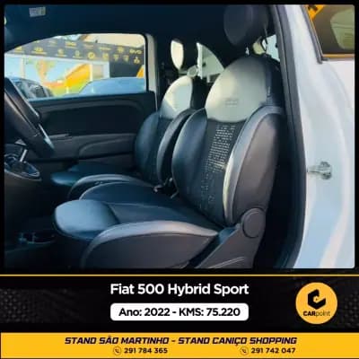 Vendo Fiat 500 2022 - 15900 EUR, 75220 km - AUTO.MOTO.pt