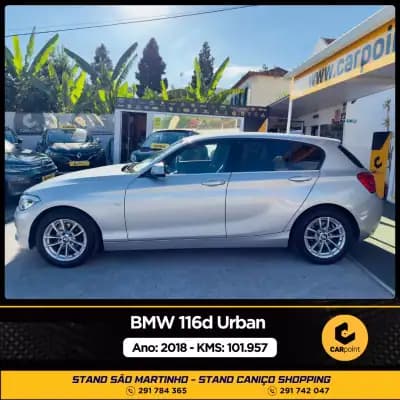 Vendo BMW 116 2018 - 18900 EUR, 102000 km - AUTO.MOTO.pt