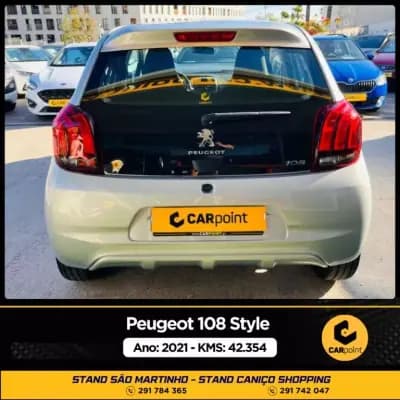 Vendo Peugeot 108 2021 - 11900 EUR, 53100 km - AUTO.MOTO.pt