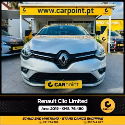 Vendo Renault Clio 2019 - 14900 EUR, 76490 km - AUTO.MOTO.pt