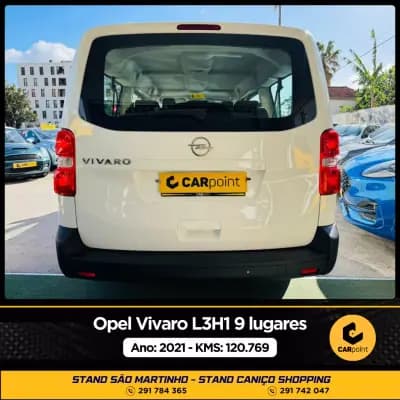 Vendo Opel Vivaro 2021 - 31900 EUR, 120800 km - AUTO.MOTO.pt