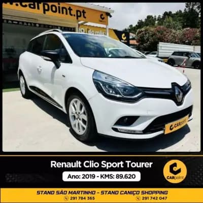 Vendo Renault Clio Sport Tourer 2019 - 13900 EUR, 93650 km - AUTO.MOTO.pt